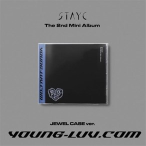 스테이씨 (STAYC) - YOUNG-LUV.COM 미니2집 앨범 JEWEL CASE Ve 6종중 1종 랜덤발송 포스터 없음, 1CD