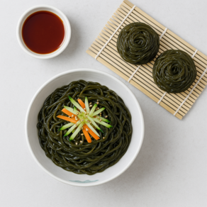 해조미 비건 저칼로리 바로먹는 미역국수+비빔소스, 180g, 6개