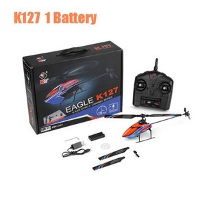 WLtoys K127 RC 헬리콥터 V911S 2.4G 무선 조종 비행기 원격 6 Aixs 자이로스코프 항공기 장난감, 1) 1B, 1개