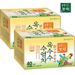 다농원 옥수수 수염차 40T X 2개, 60g