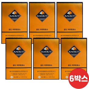 골드 카무트효소 [카무브 브랜드밀발효효소 40%], 30회분, 90g, 6개