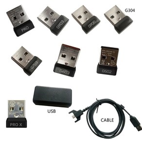 로지텍 G502 G603 G900 G903 G304 G703 GPW GPX 무선 게이밍 마우스용 USB 무선 동글 리시버 어댑터 2.4Ghz