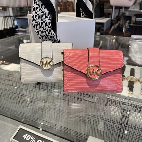 [미국직배송] ﻿Michael Kos Outlet Wallet 마이클 코어스 여성용 3단 지갑 호환 35S2GNMF6L 35S2GNMF8B 35T2GNMF6N