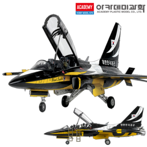 아카데미과학 1/48 ROKAF T-50B Black Eagles 프라모델 12242, 1개