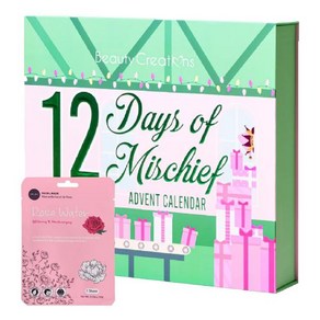 Beauty 12 Days of Mischief Advent Calendar by Beauty Creations 12 pc Mystery Box Holiday gift set f