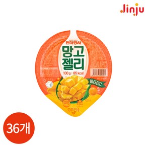 진주 천하장사 망고 젤리 컵 100g, 36개