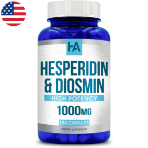 힐링 헤스페리딘 디오스민 1000mg 비터오렌지 추출물 180베지캡슐, 1개, 180정