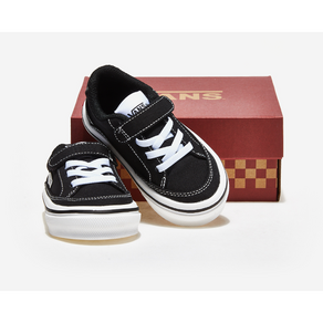 [국내매장정품] VANS 신기 편한 반스 키즈운동화 150-220 블랙/화이트