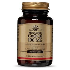 솔가 메가솔브 CoQ-10 100mg 소프트젤, 1개, 60정