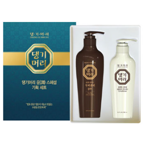 댕기머리 윤 플러스 두피관리 샴푸 컨디셔너 선물세트, 1세트