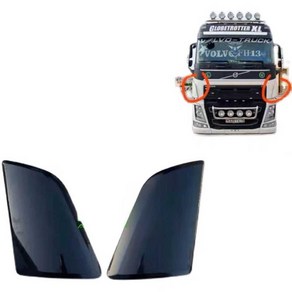 디플렉터 FM460 FM500 FH500 볼보 트럭 호환용, 1개, 조수석쪽
