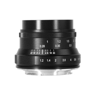 7atisans 35mm f1.2 Mak II X-A1 X-A10 X-A2 X-A3 A-at X-M1 XM2 X-T1 X-T10 X-T2 X-T20 APS-C는 후지