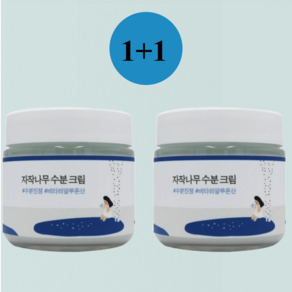 라운드랩 자작나무 수분 크림 80ml+80ml, 2개, 80ml