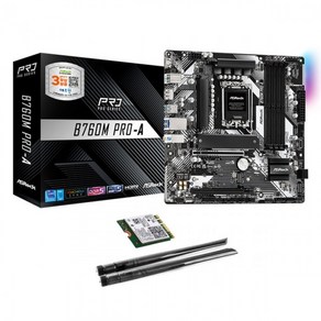 ASRock B760M Po-A WiFi6E 모듈 패키지 에즈윈