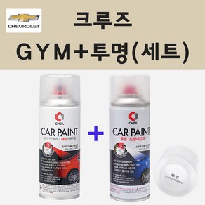 쉐보레 크루즈 GYM 새틴스틸그레이 스프레이 페인트 + 투명스프레이, 1개