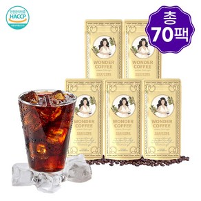 신선한 원더 더치커피 파우치 만델링 70팩 콜드브루, 1개입, 70개, 30ml