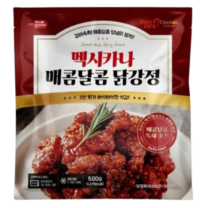 멕시카나 매콤달콤 닭강정 500g, 5개