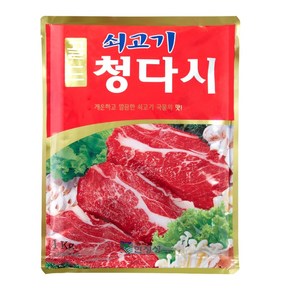 한정성 쇠고기 청다시 골드 박스 (1kg x 10개입) 조미료, 1개, 10kg