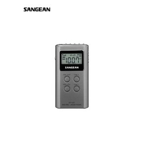 산진 라디오 소형 미니 FM 블루투스 휴대용 Sangean DT123 AM 2 밴드 월드 수신기 스피커 포함 포켓 자동 저장 스테이션, 1) DT123, 없음