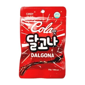 콜라맛 달고나 25g, 4개