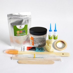 셀프줄눈마켓 벽면용 셀프 줄눈 코팅제 실버펄 100g + 마스킹테이프 + 헤라, 1세트