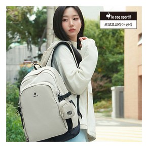 [르꼬끄 공식] (25L) LE SAC 백팩 (QQ123ABP13), 컬러:BLK0_BLACK / 사이즈:00F, 상세 설명 참조, 상세 설명 참조