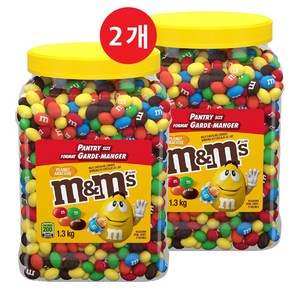 엠엔엠즈 피넛 땅콩 초콜릿 대용량 M&M Peanut Chocolate Candy 1.3 kg (캐나다 직배송), 1.3kg, 2개