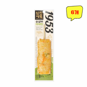 삼진어묵 순살바 야채맛, 6개, 80g