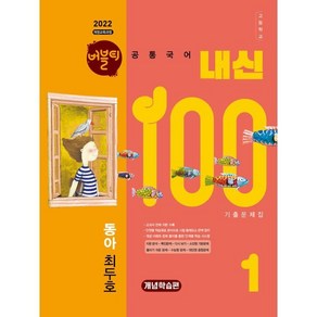 버블티 내신100 고등 공통국어 1 동아 최두호 기출문제집 개념학습편 2022 개정 교육과정, 국어, 고등 1학년