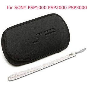 소니 콘솔 플레이 스테이션 PSP 1000 2000 3000 용 손목 끈이 있는 화면 보호용 휴대용 보관 가방 파우치 케이스, 1개, 01 PSP, [01] Fo PSP