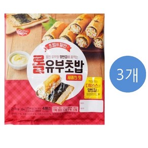 동원에프앤비 동원 롤유부초밥 새콤한맛 254g X 3개 (무료배송)