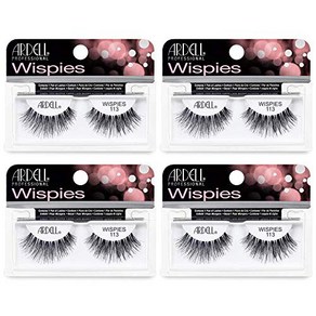 Ardell False Eyelashes Baby Demi Wispies Black (4 Pack) Ardell 인조 속눈썹 베이비 데미 Wispies 블랙(4팩)