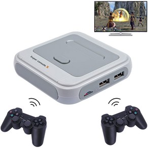 슈퍼콘솔x supe console x po256기가 WiFi HDMI 출력 슈퍼 콘솔 X 50 + 에뮬레이터 50000 + 게임 PS1/N64/DC 용 레트로 미니 TV, 256기가 기본패드2개