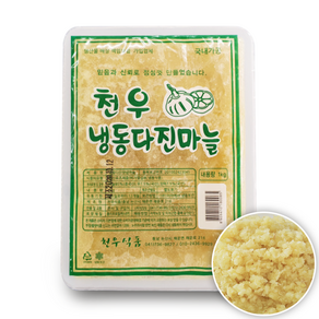 다진양념마늘 1kg 마늘 양파 무 혼합마늘, 1개