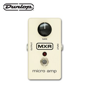 MXR MICRO AMP 클린부스트 (M133), 1개