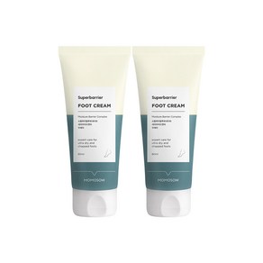 모모쏘우 슈퍼배리어 풋크림 80ml / 발각질제거 우레아 9.5% 세라마이드, 2개