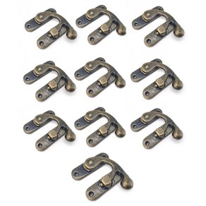 앞장식 잠금장치 걸고리 가구 철물 경첩 걸쇠, 가구 걸고리 28x42mm 대, 10개, 엔틱