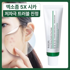 라비엘 그린 더마 더블 시카 크림, 50ml, 1개