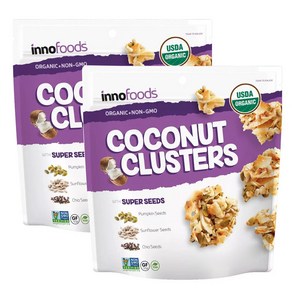 [1+1]이노푸드 코코넛 클러스터 슈퍼 씨드 567g INNO FOODS ORGANIC COCONUT CLUSTERS WITH SUPER SEEDS