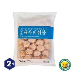 세미원 새우 피쉬볼 냉동, 2개, 500g