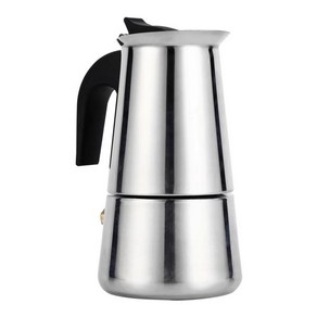 Bialetti 에스프레소 메이커 100ml 200ml 300ml 450ml 스테인리스 스틸 모카포트 커피 메이커 스토브 홈 오피스 사용 (100ml)