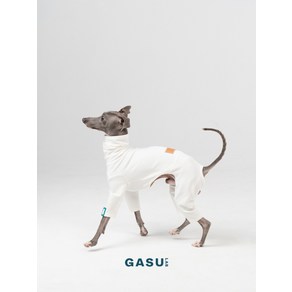 GASU 고급순면 이탈리안그레이하운드옷 휘핏 베들링턴 대형견, Ceam White, 1개