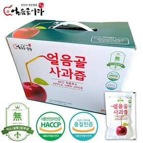 NFC 100% 밀양얼음골 사과로 만든 사과즙 120ml, 6L, 1박스