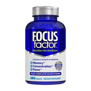 Focus Facto (캐나다 직송) 포커스팩터 두뇌건강 집중력 향상 FOCUS facto, 1개, 180정