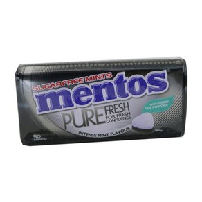 멘토스 퓨어 프레시 민트 사탕 캔디 Mentos Pue Fesh Mint Candy 35g x 3개, 스트롱민트   x 3