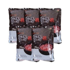 팥 칼국수용 팥물 (면 미포함 구성) 5인 세트 /500g 5팩, 5개, 500g