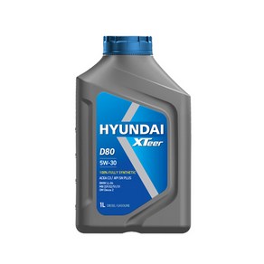 현대오일뱅크 엑스티어 D80 C3 5W30 1L, 1개