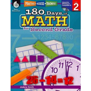 180 Days of Math fo Second Gade, Shell Education Pub