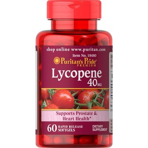 Puitans Pide 퓨리탄 프라이드 Lycopene 라이코펜 40mg 60정, 1개