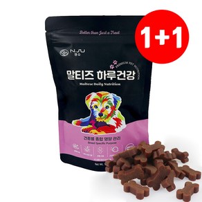 1+1 [썬더펫] 앤슈 말티즈 하루건강 강아지간식 영양간식 기호성 소형견 애견 반려견 사료 영양제 기능성 피부 관절 눈 6g*30 180g